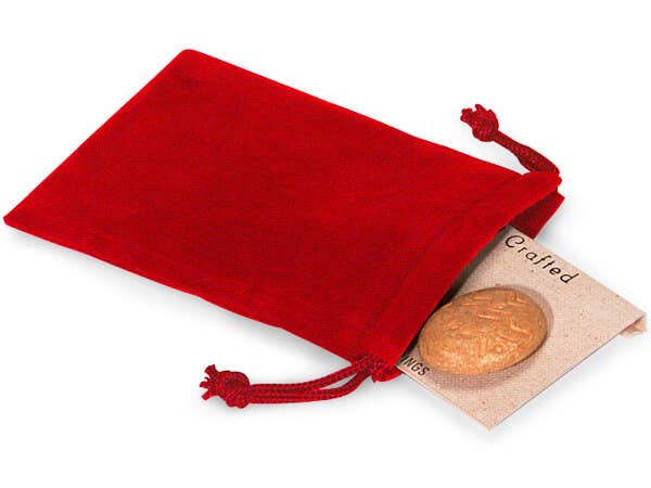 Velour Drawstring Jewelry Bags