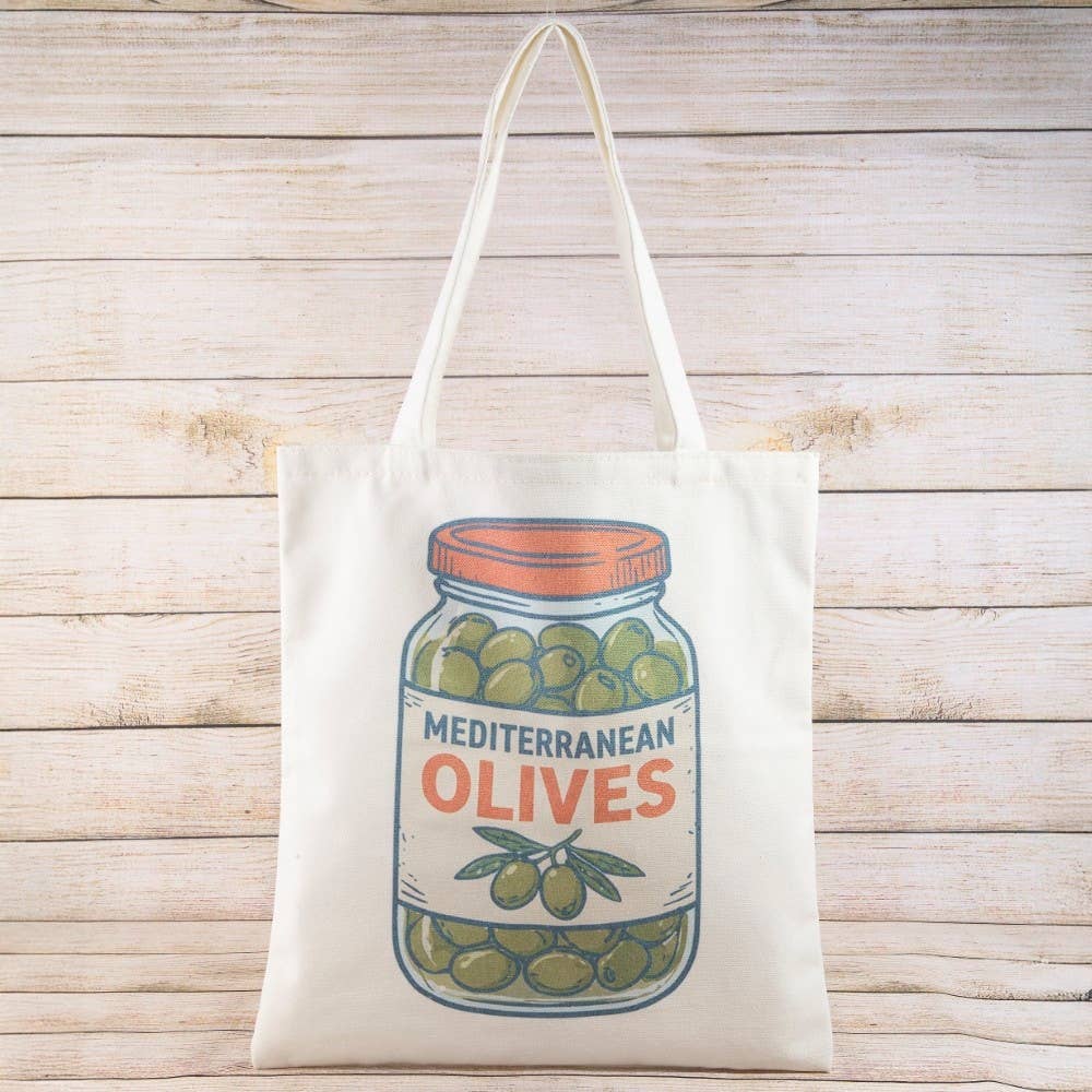 Mediterranean Olives Tote Bag