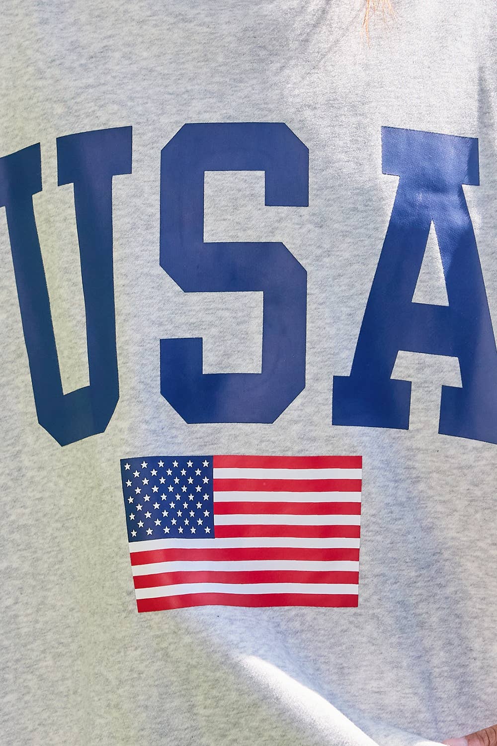 USA/America Print Reversible Sweatshirt