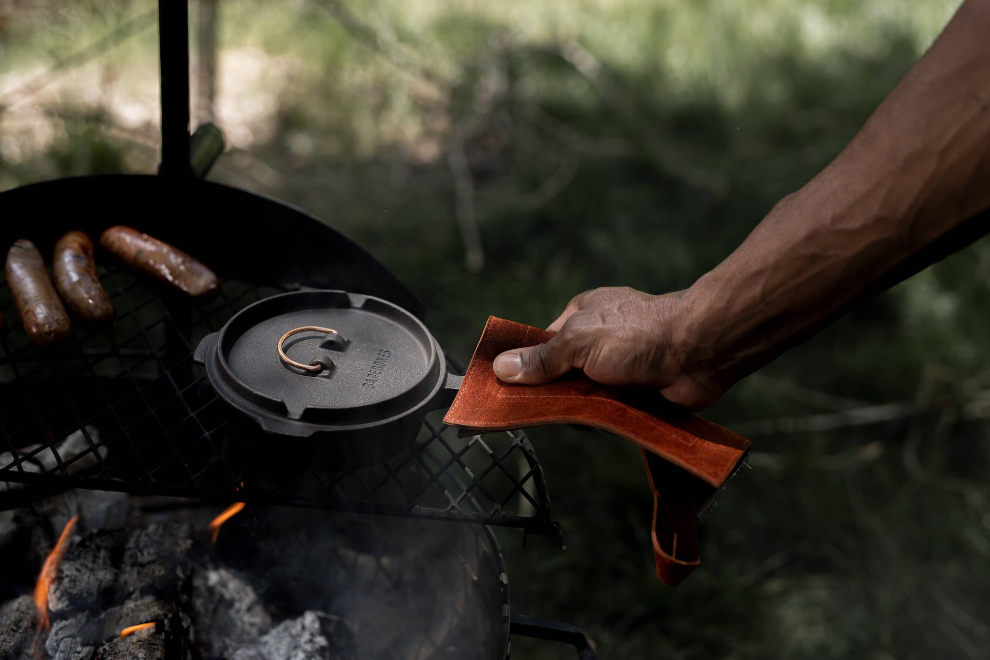 Suede Leather Hot Pads