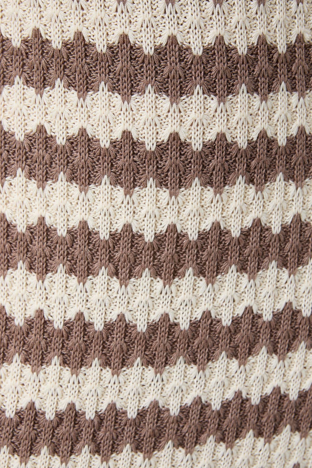 Sunday Edition Sleeveless Stripe Knit Dress - Cream & Mocha Maxi