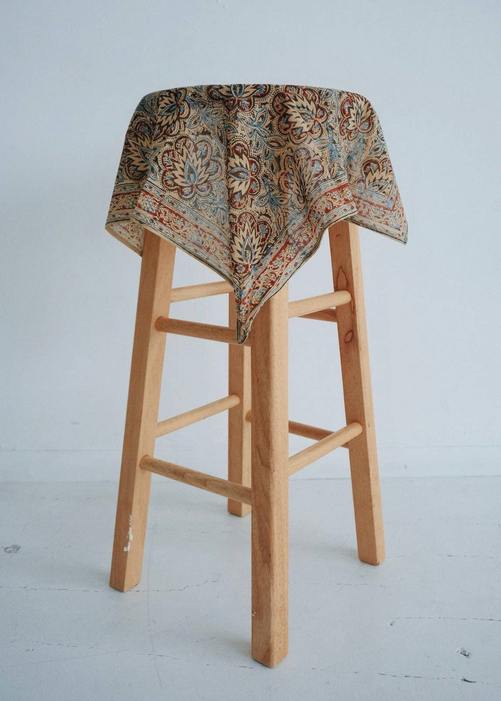 Beaded Beatle - Kalamkari Cotton Bandana