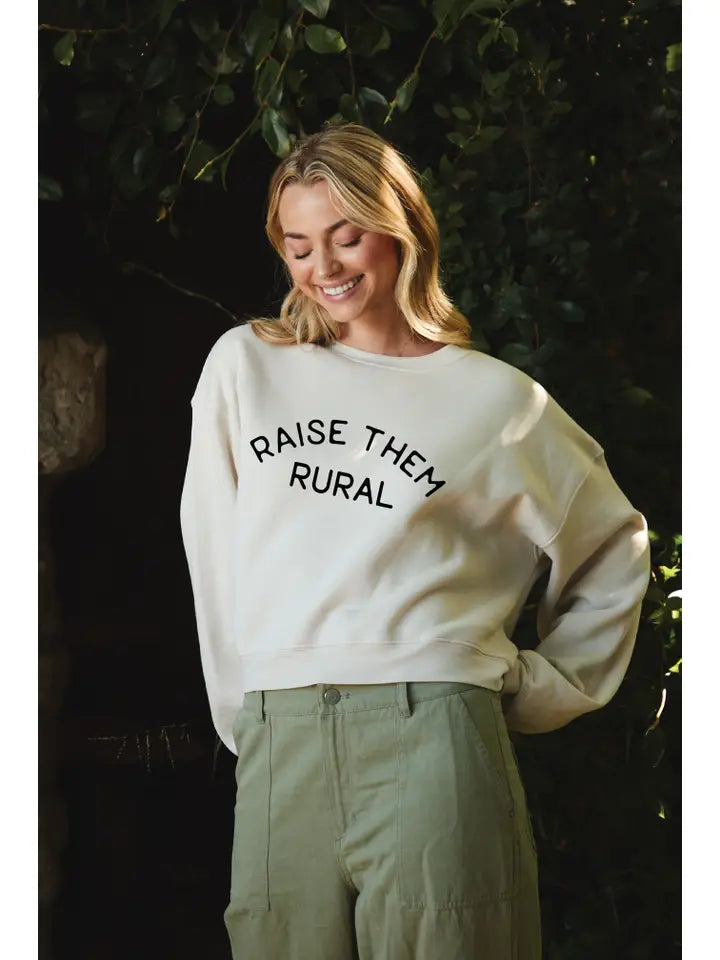 Raise Them Rural Mid Graphic Sweatshirt