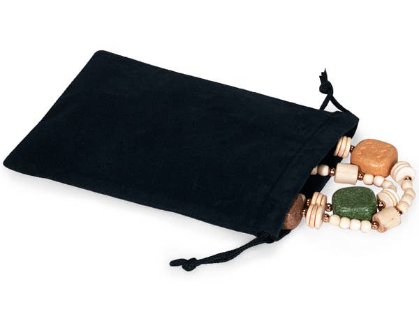 Velour Drawstring Jewelry Bags