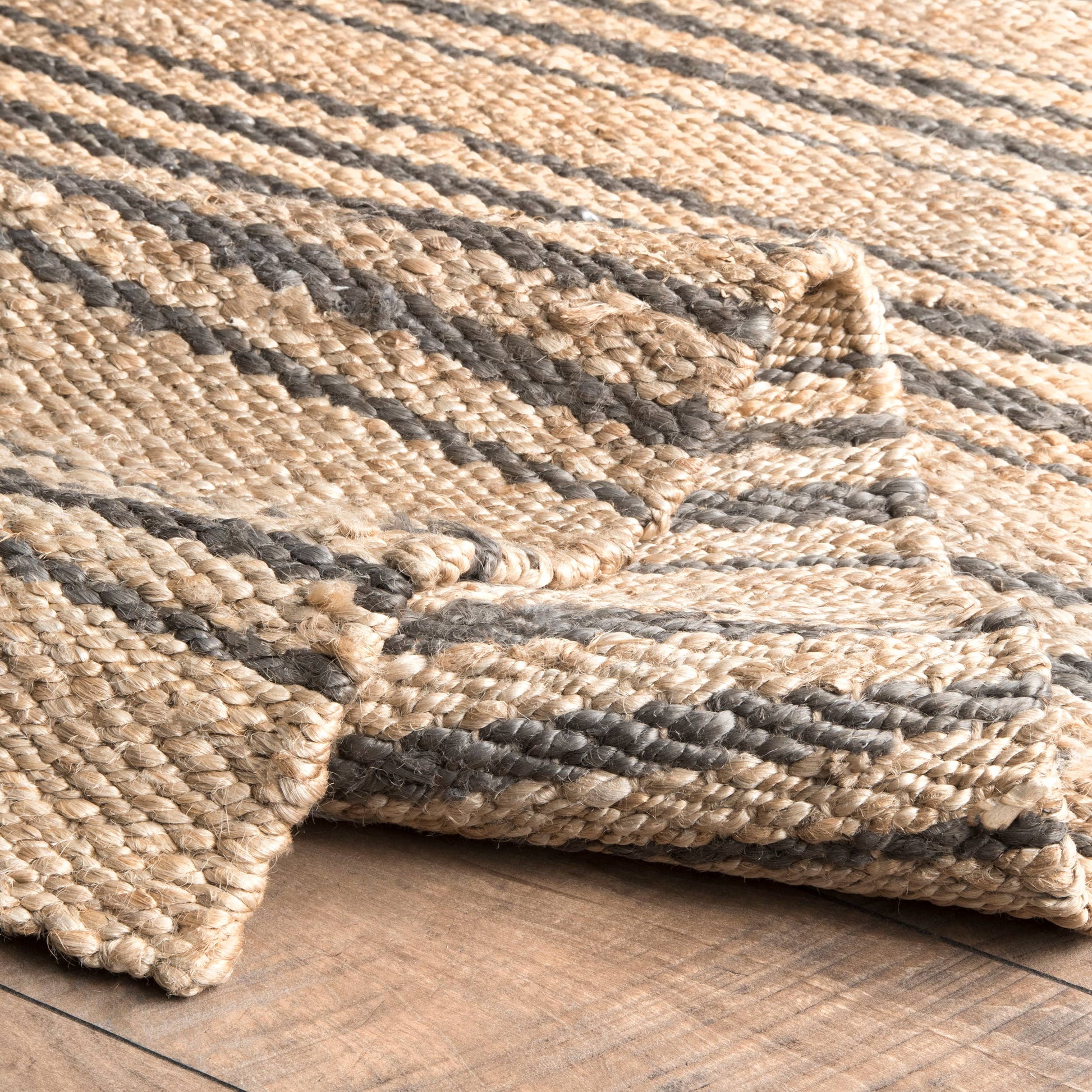 Sycamore Striped Jute Area Rug