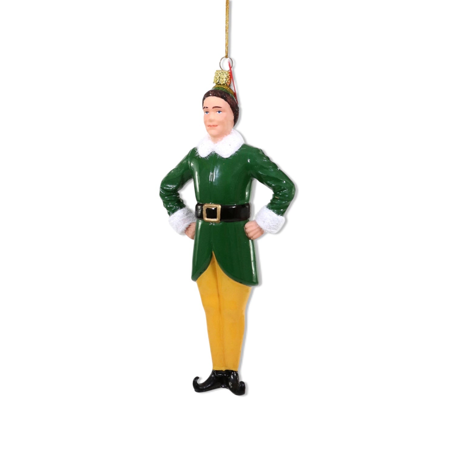 Buddy the Elf Glass Ornament