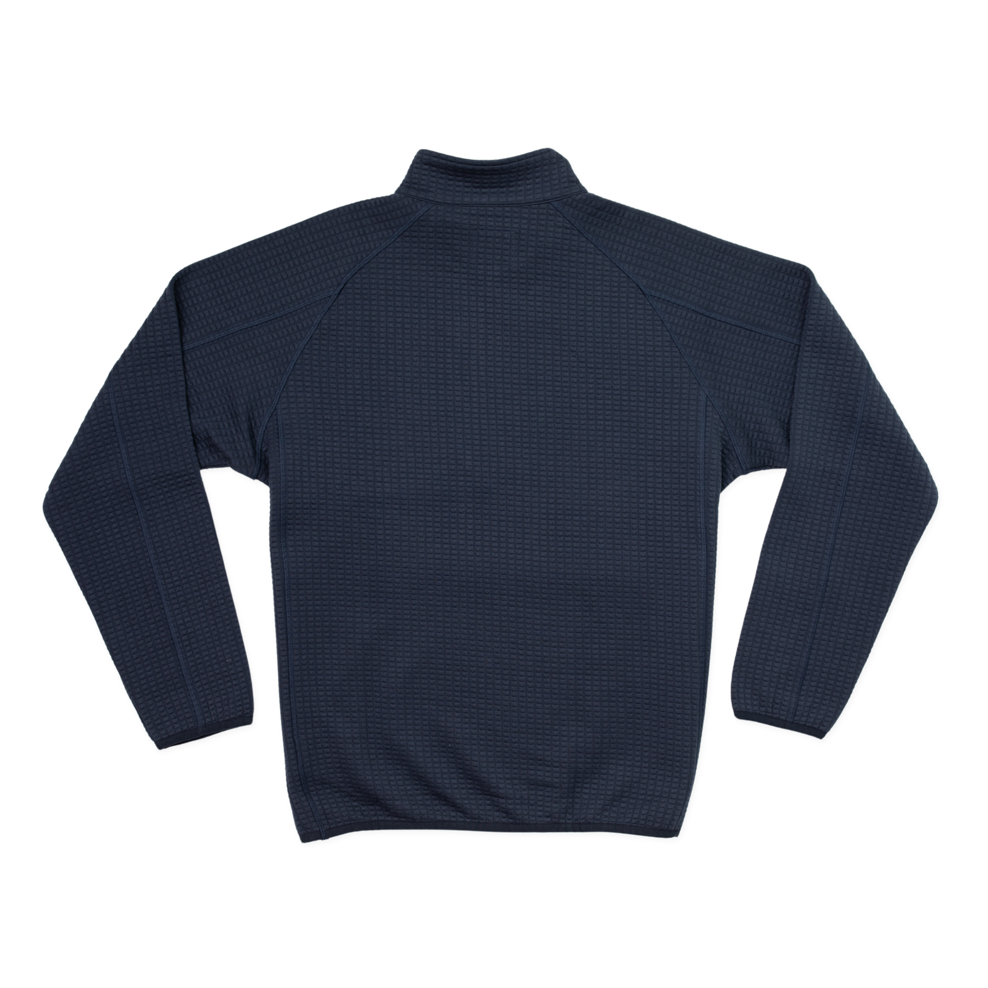 Men's Waffle 1/4 Zip Pullover (Navy)