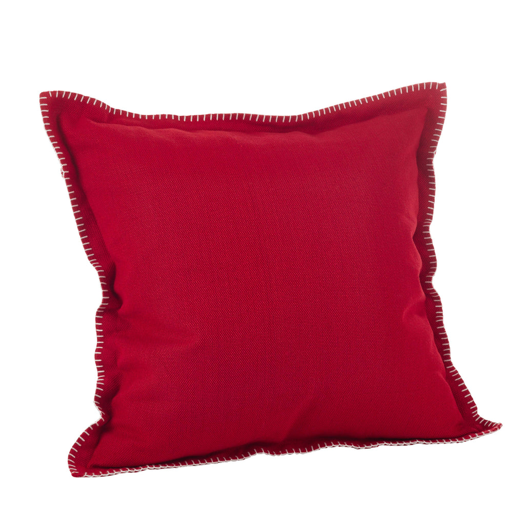 Whip Stitched Flange Pillow - Down Filled