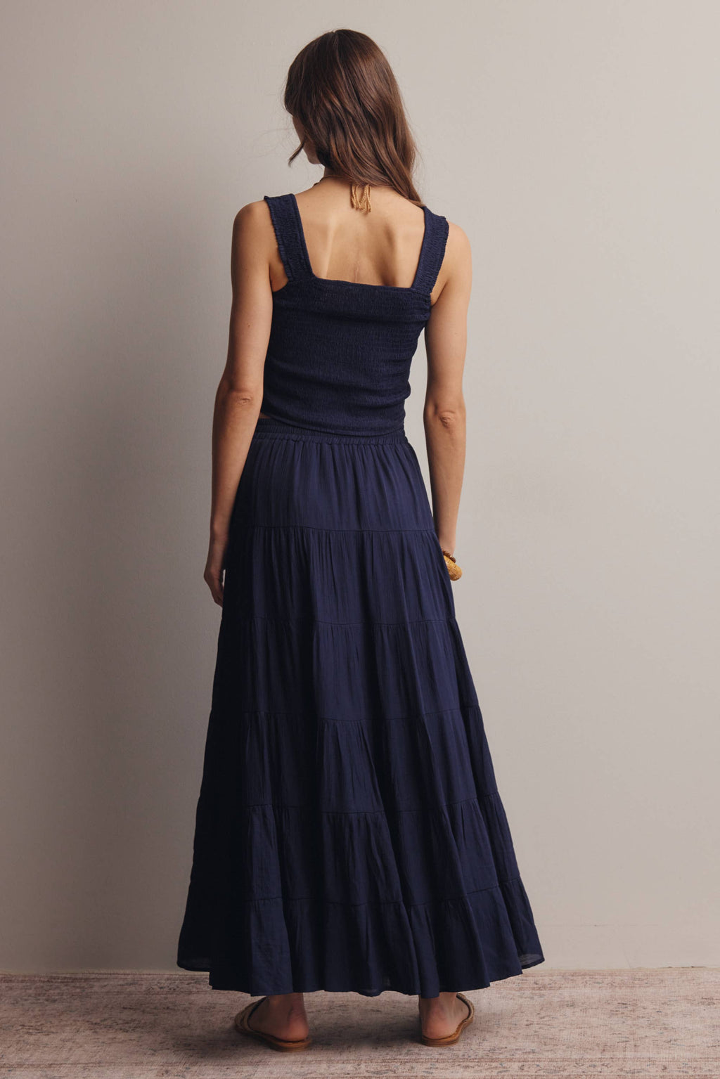 Tiered Maxi Skirt