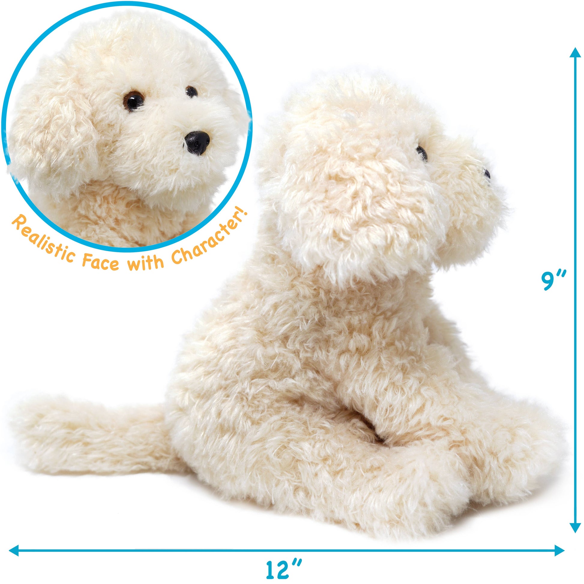 Luka The Labradoodle | 12 Inch Stuffed Animal Plush