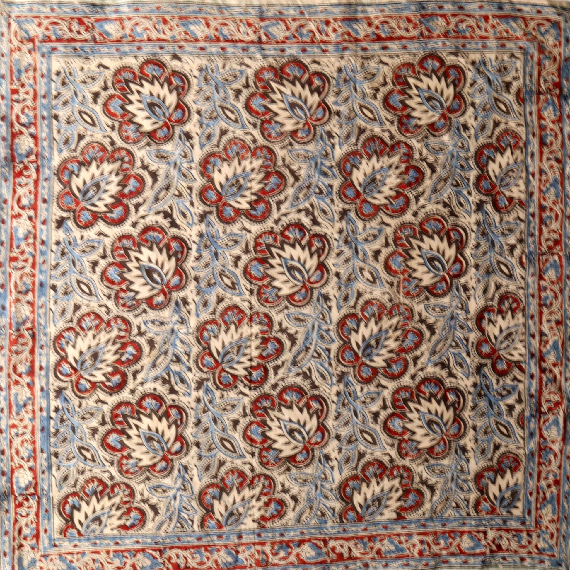 Beaded Beatle - Kalamkari Cotton Bandana