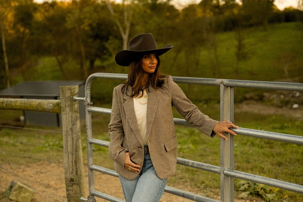Z Supply Evan Check Blazer