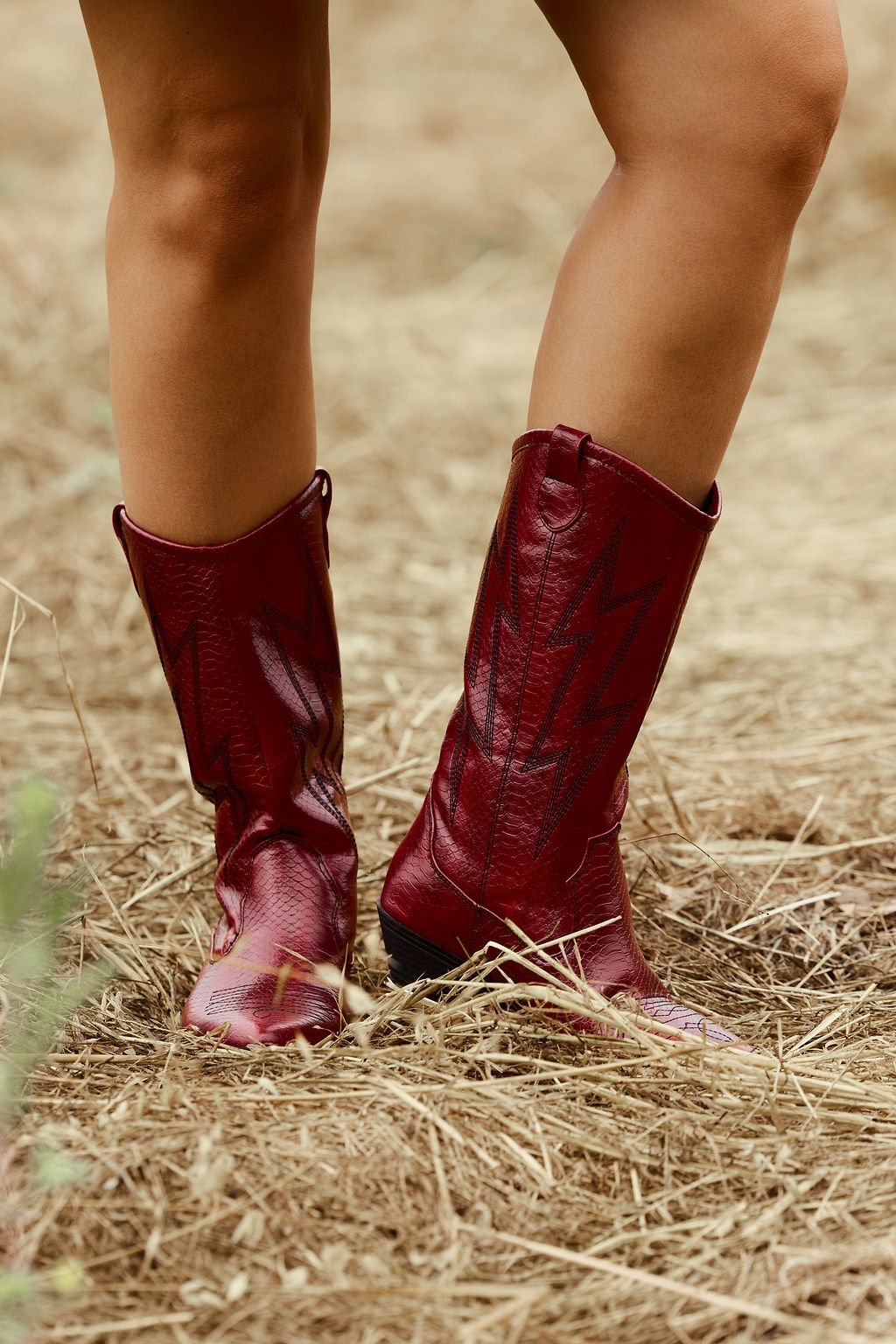 Chinese Laundry Josea Red Western Boots - FINAL SALE