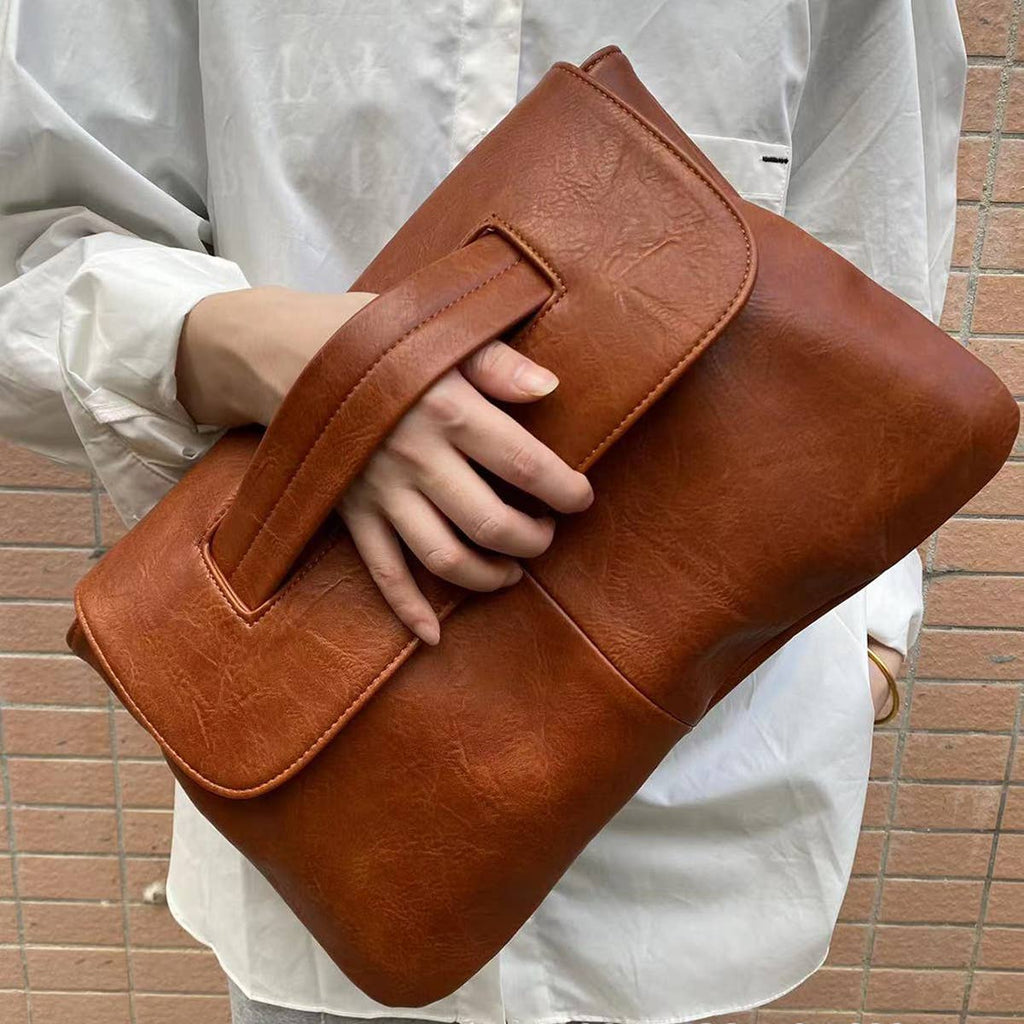 LARGE CAPACITY FILE STORAGE CLUTCH BAG