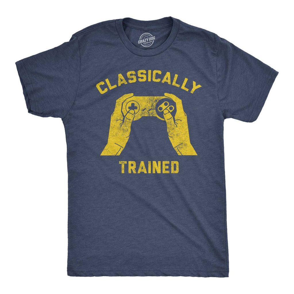 Classically Trained Video Game Gamer Funny Mens T shirt