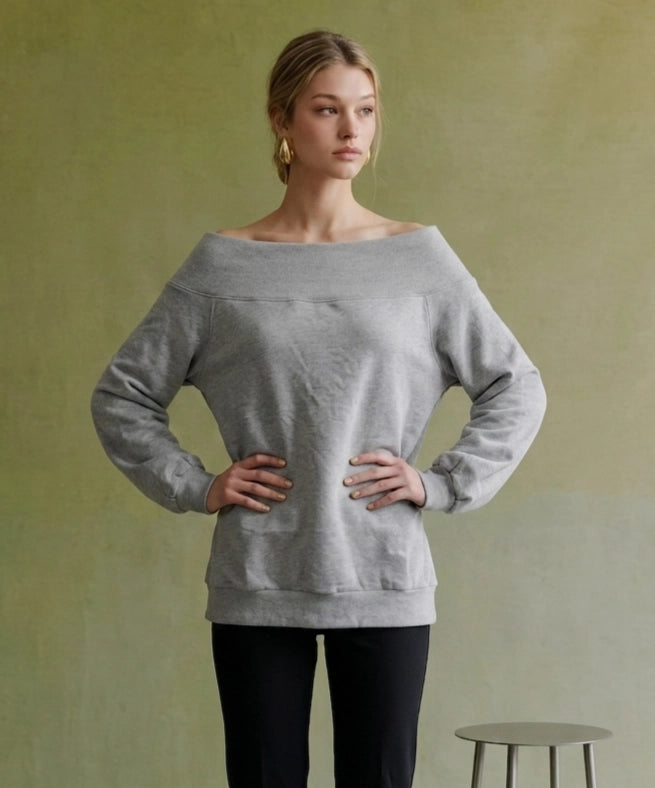 Off The Shoulder Sweatshirt