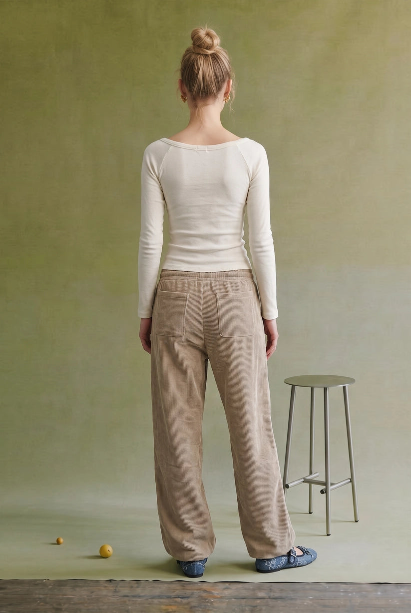 Corduroy Balloon Pants