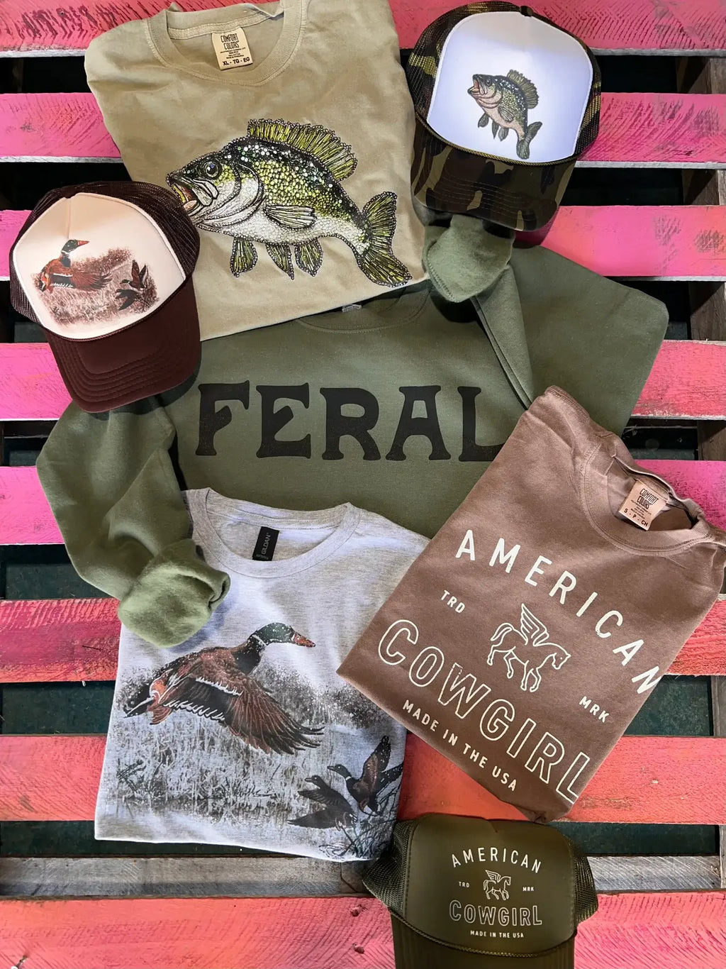 American Cowgirl Graphic Tee - Espresso