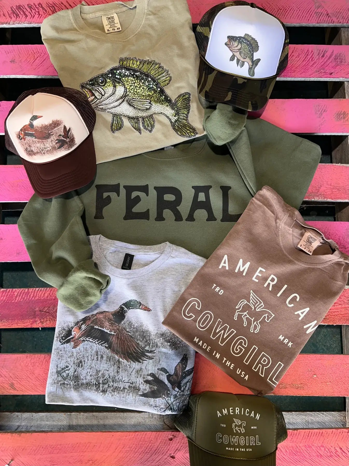American Cowgirl Graphic Tee - Espresso