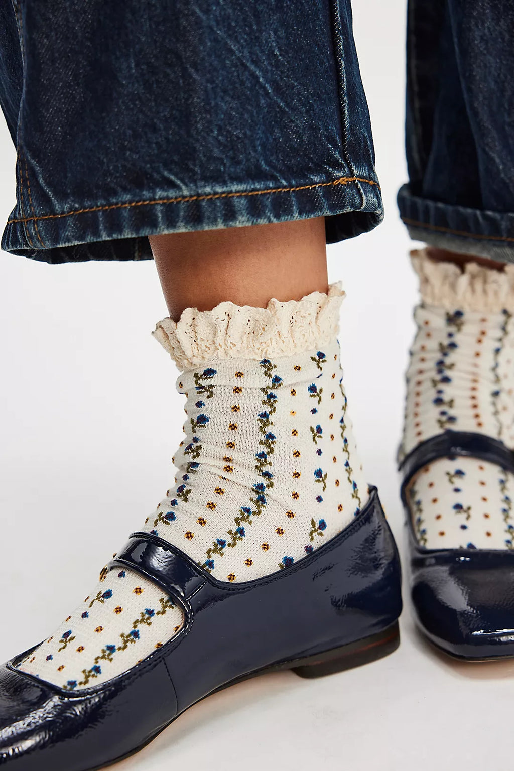 Free People Ruffle Sock