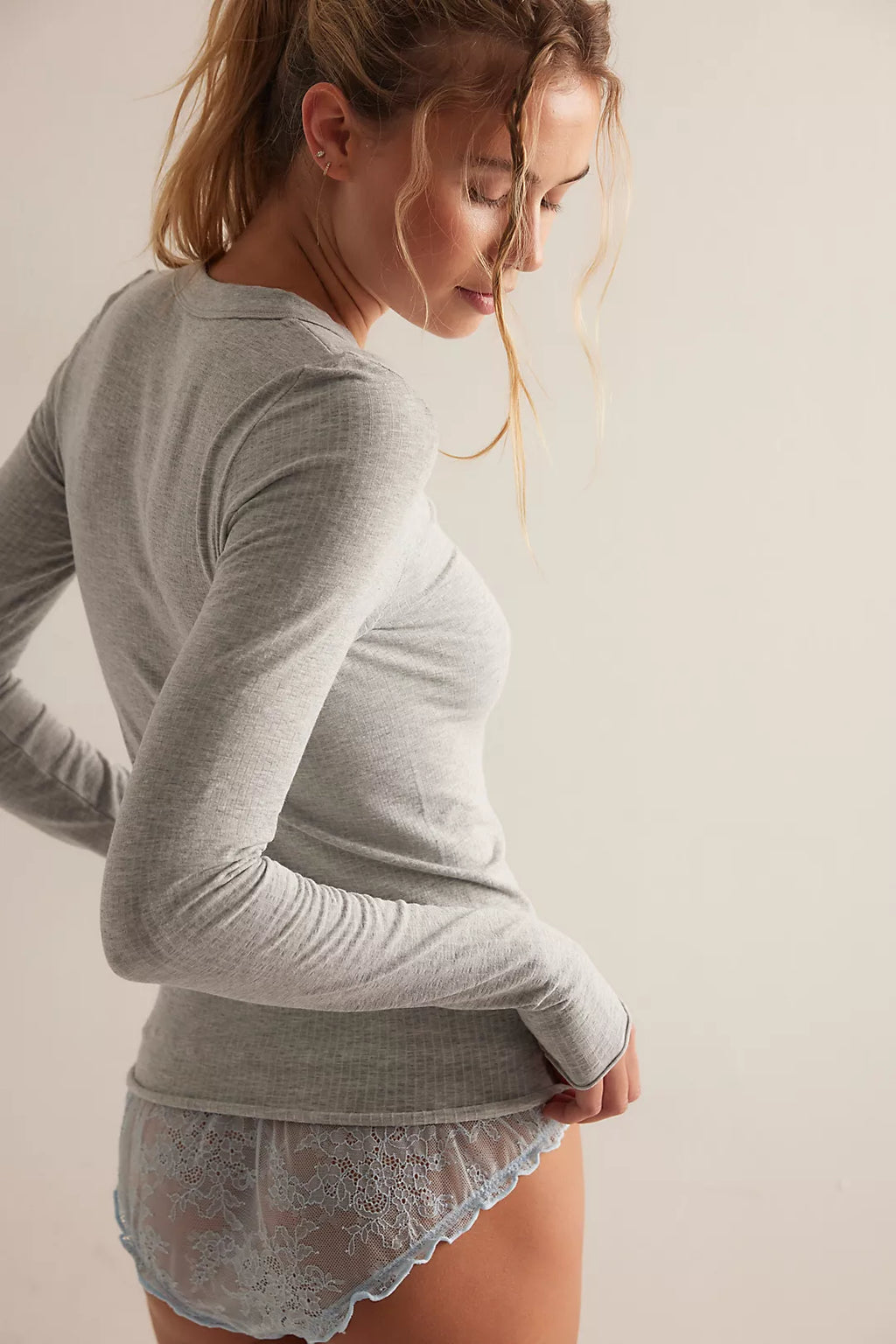 Free People So Soft Seamless Long Sleeve Tee