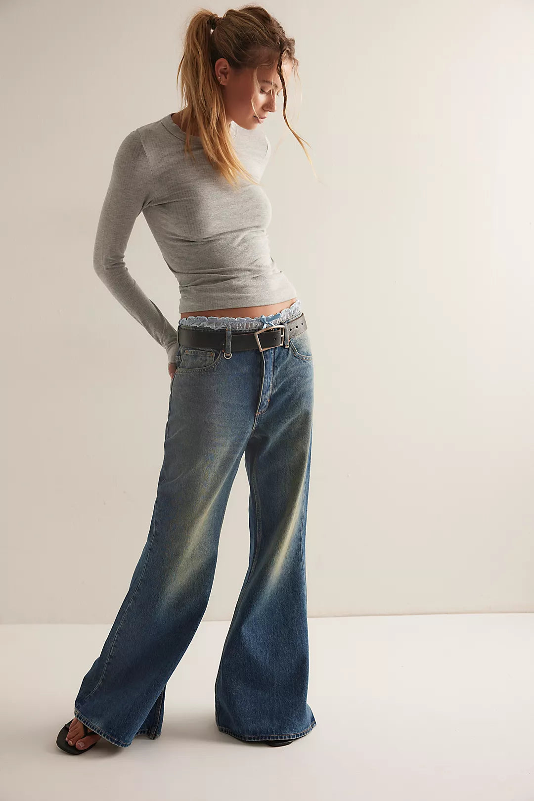 Free People So Soft Seamless Long Sleeve Tee