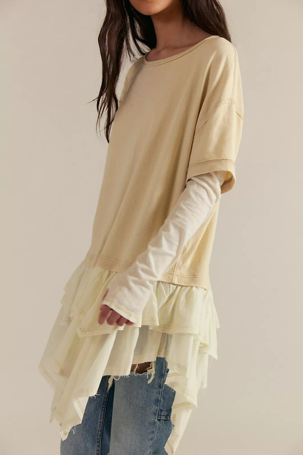 Free People Tattered Love Tee