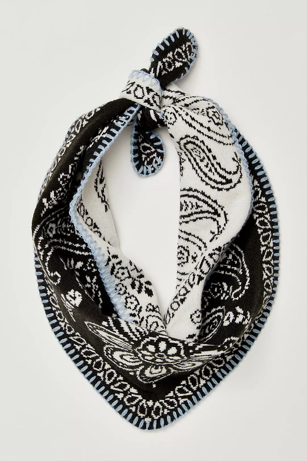 Free People Carmen Knitted Triangle Bandana