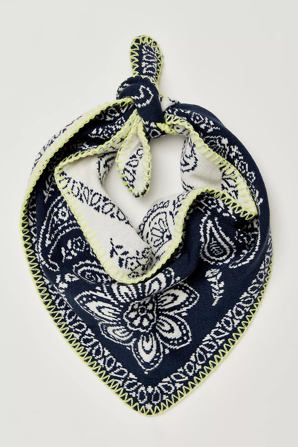 Free People Carmen Knitted Triangle Bandana