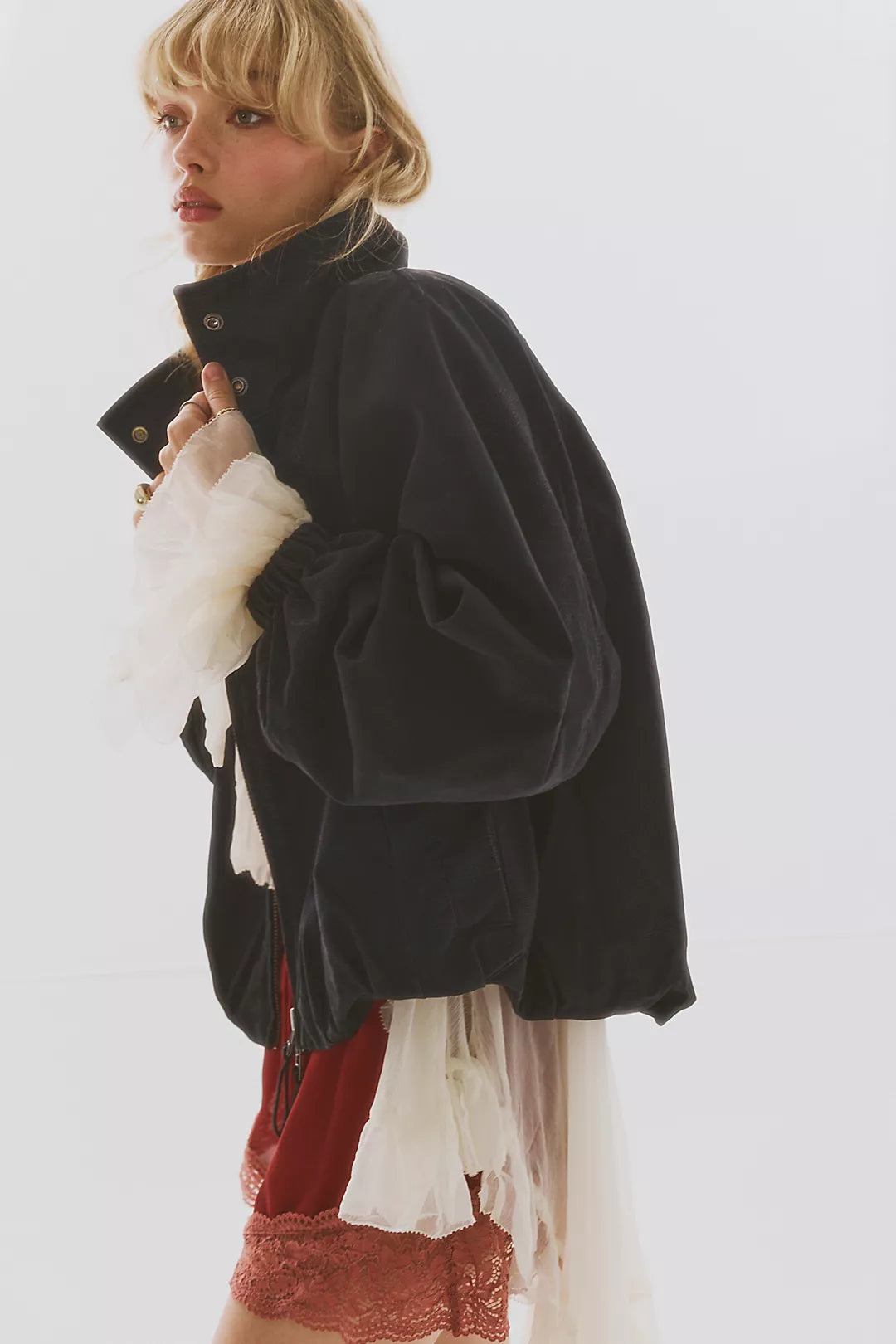 Free People Chelsea Vegan Suede Jacket
