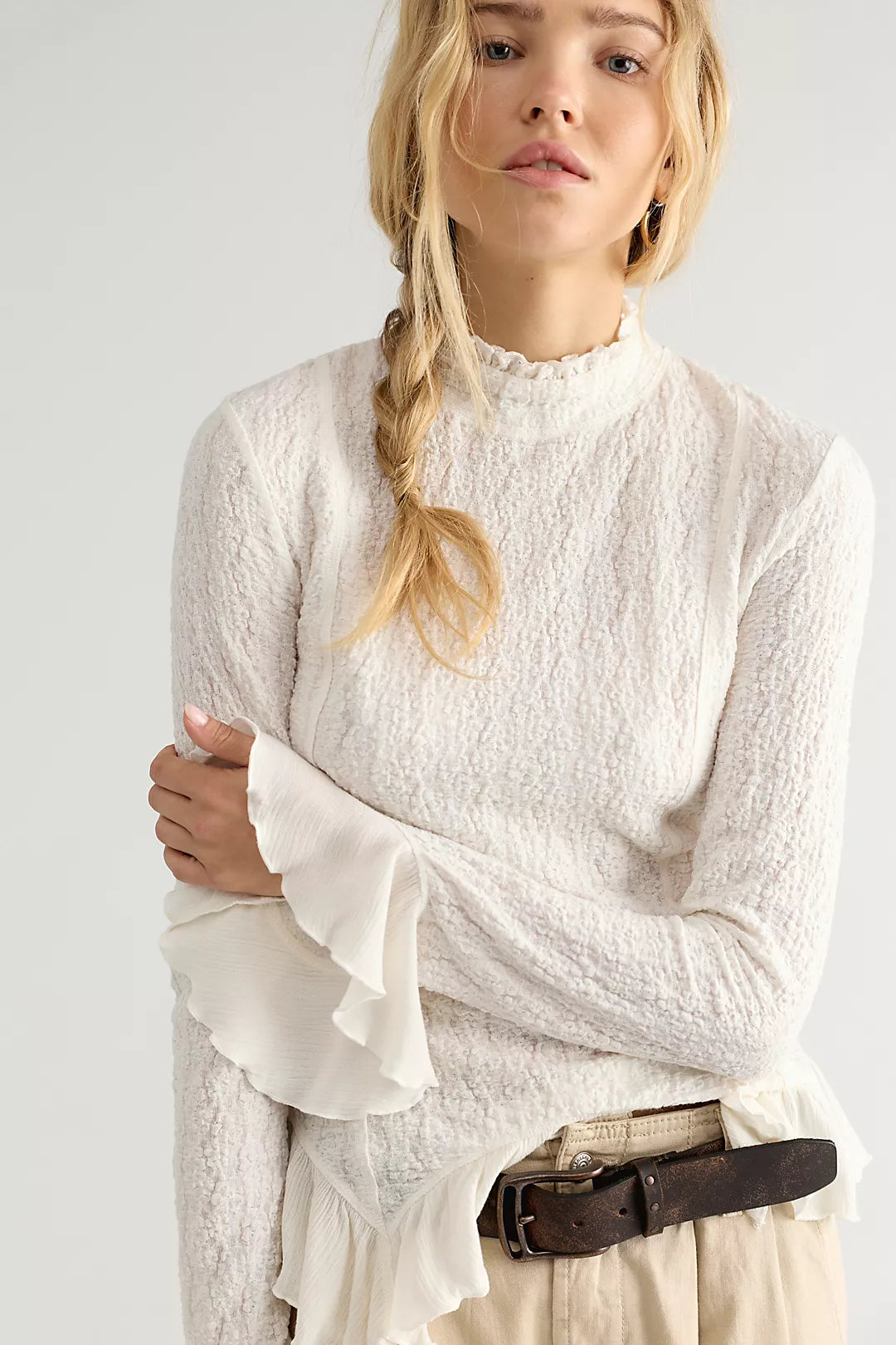 Free People Hope Longsleeve Blouse