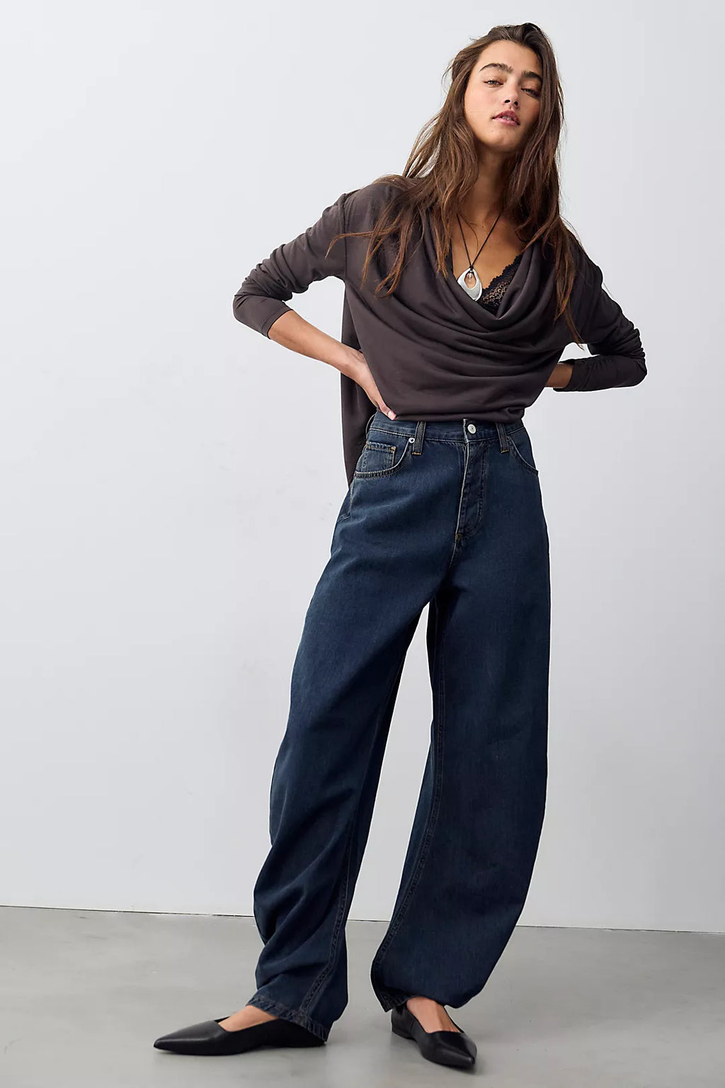 Free People Bronx Horseshoe Jeans