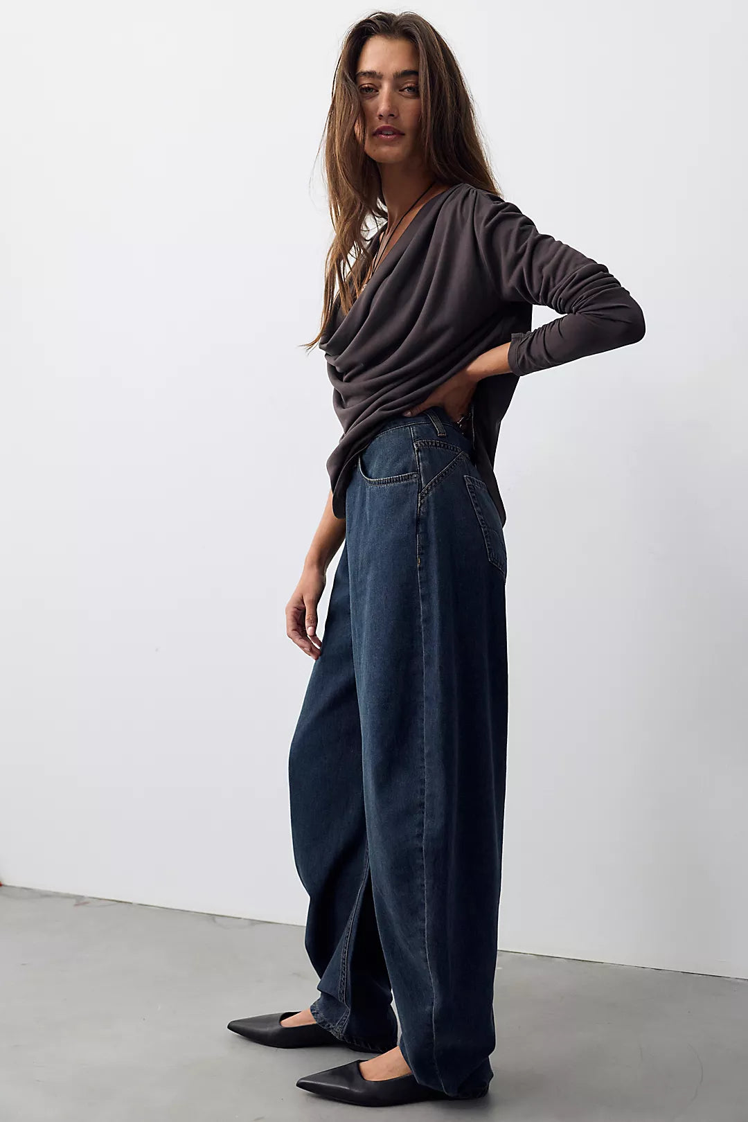 Free People Bronx Horseshoe Jeans
