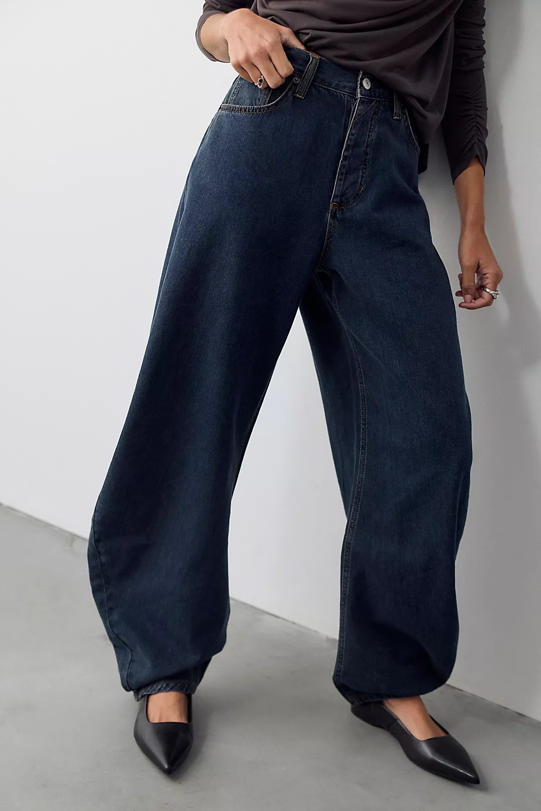 Free People Bronx Horseshoe Jeans