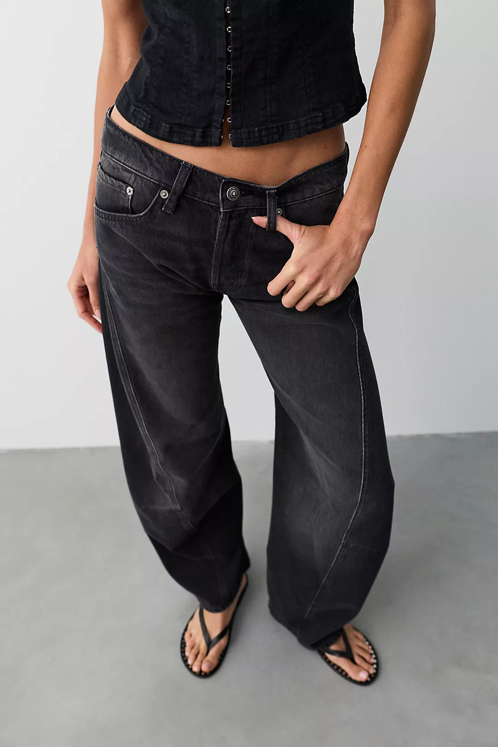 Free People Fable Twisted Seam Jean