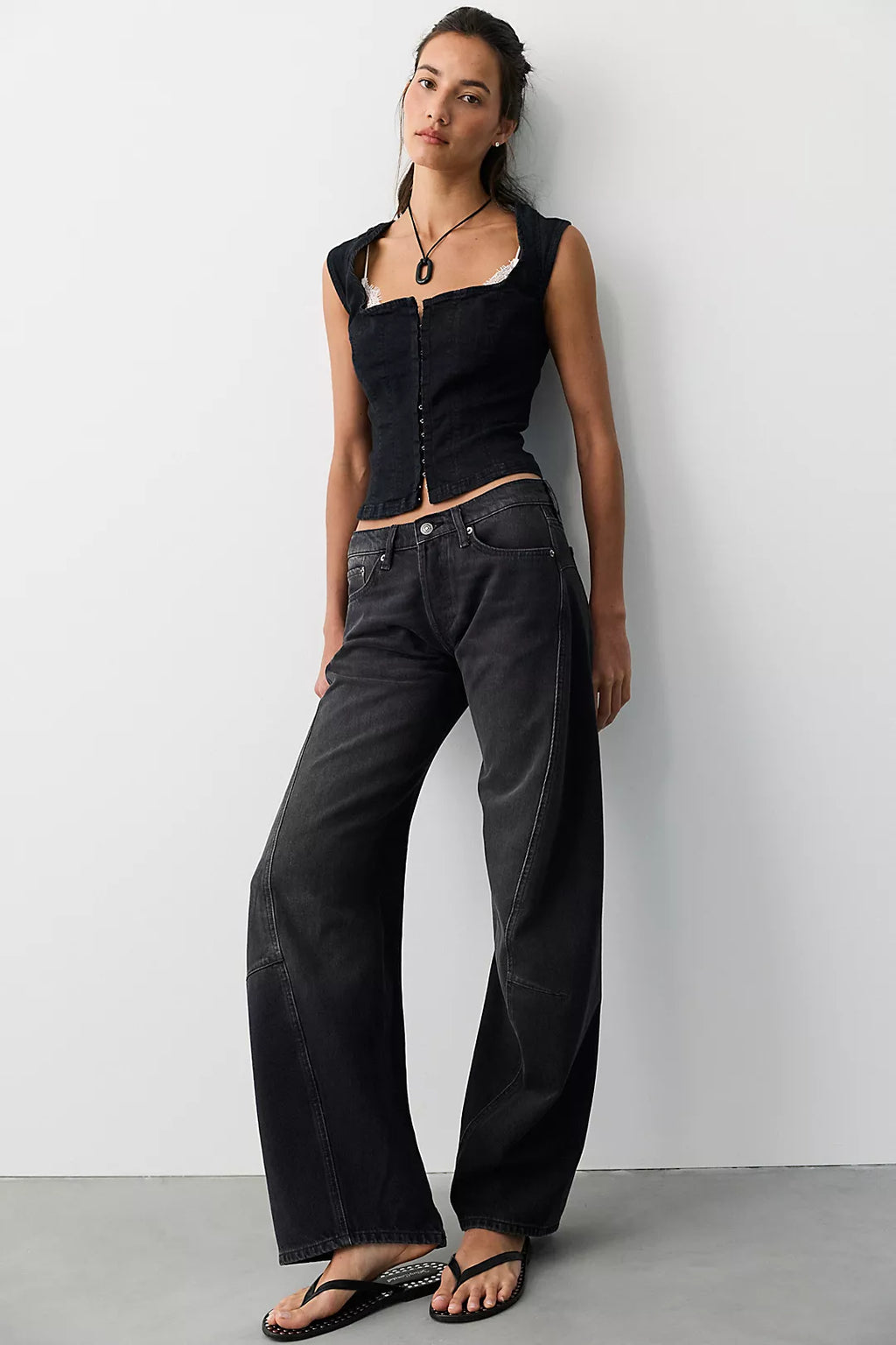 Free People Fable Twisted Seam Jean