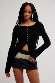 EAST SIDE CARDIGAN in BLACK