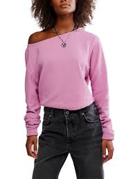 JESS LONG SLEEVE in ORCHID COMBO FREE PEOPLE