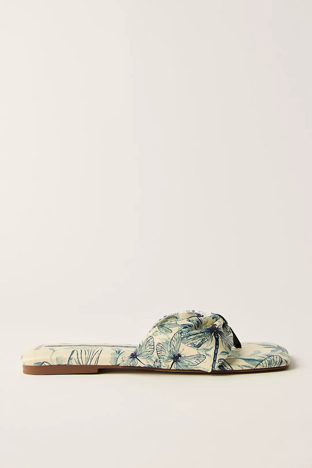 TIA RUCHED PRINTED SANDAL