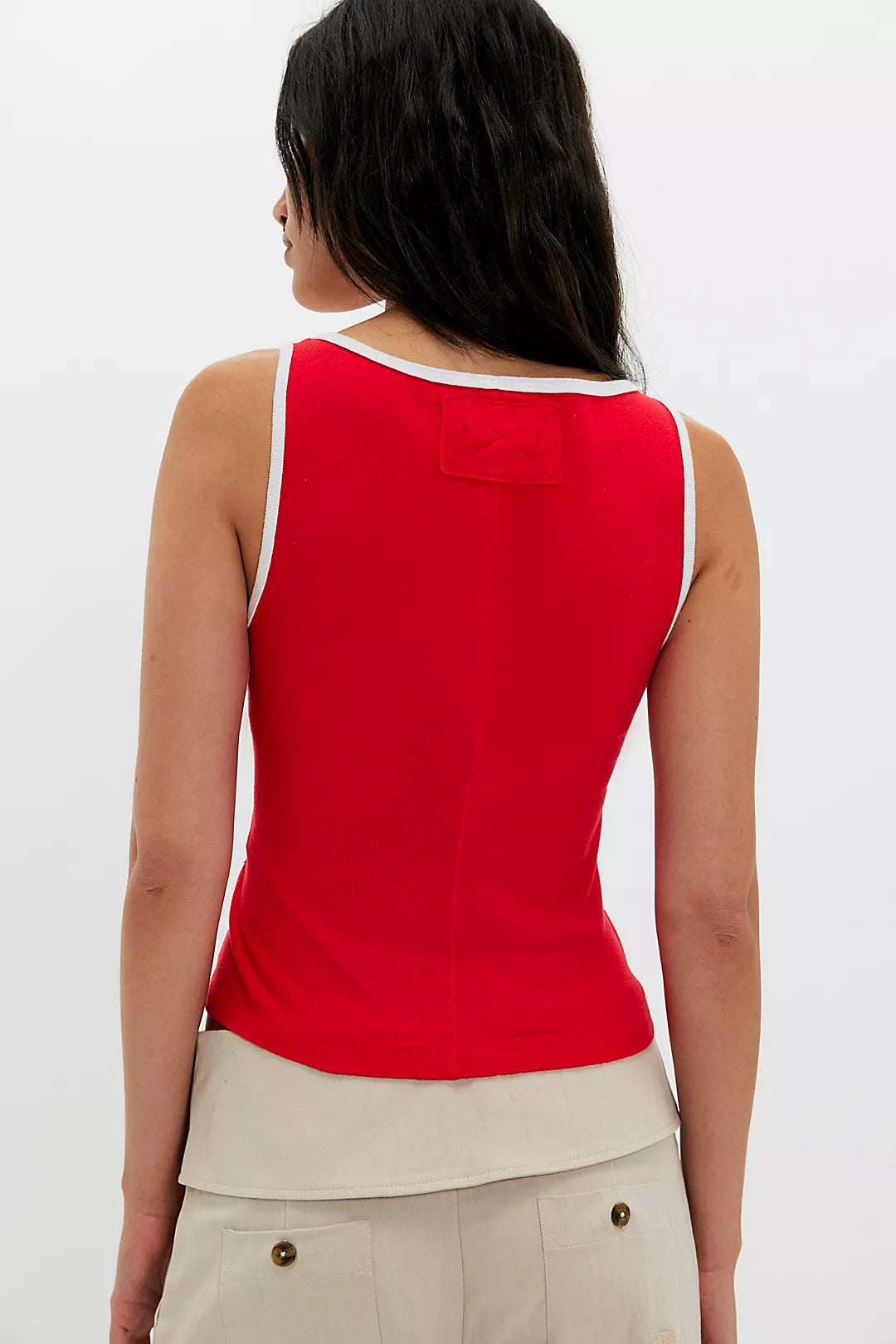 Free People We The Free Moxie Tank - Ribbed Cropped Ringer Tank Top