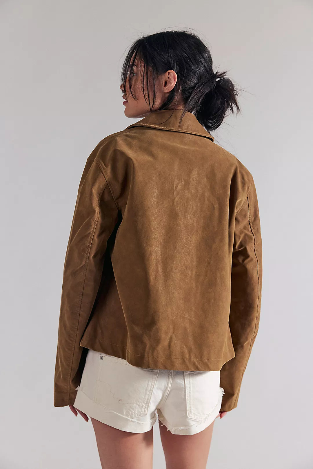 Free People Hera Vegan Suede Jacket