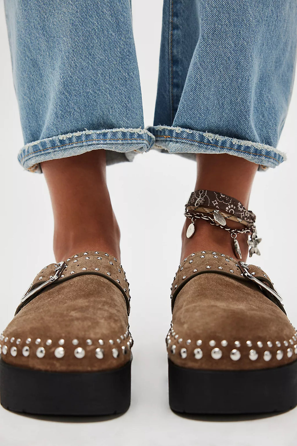 Free People Cayatana Studded Mule
