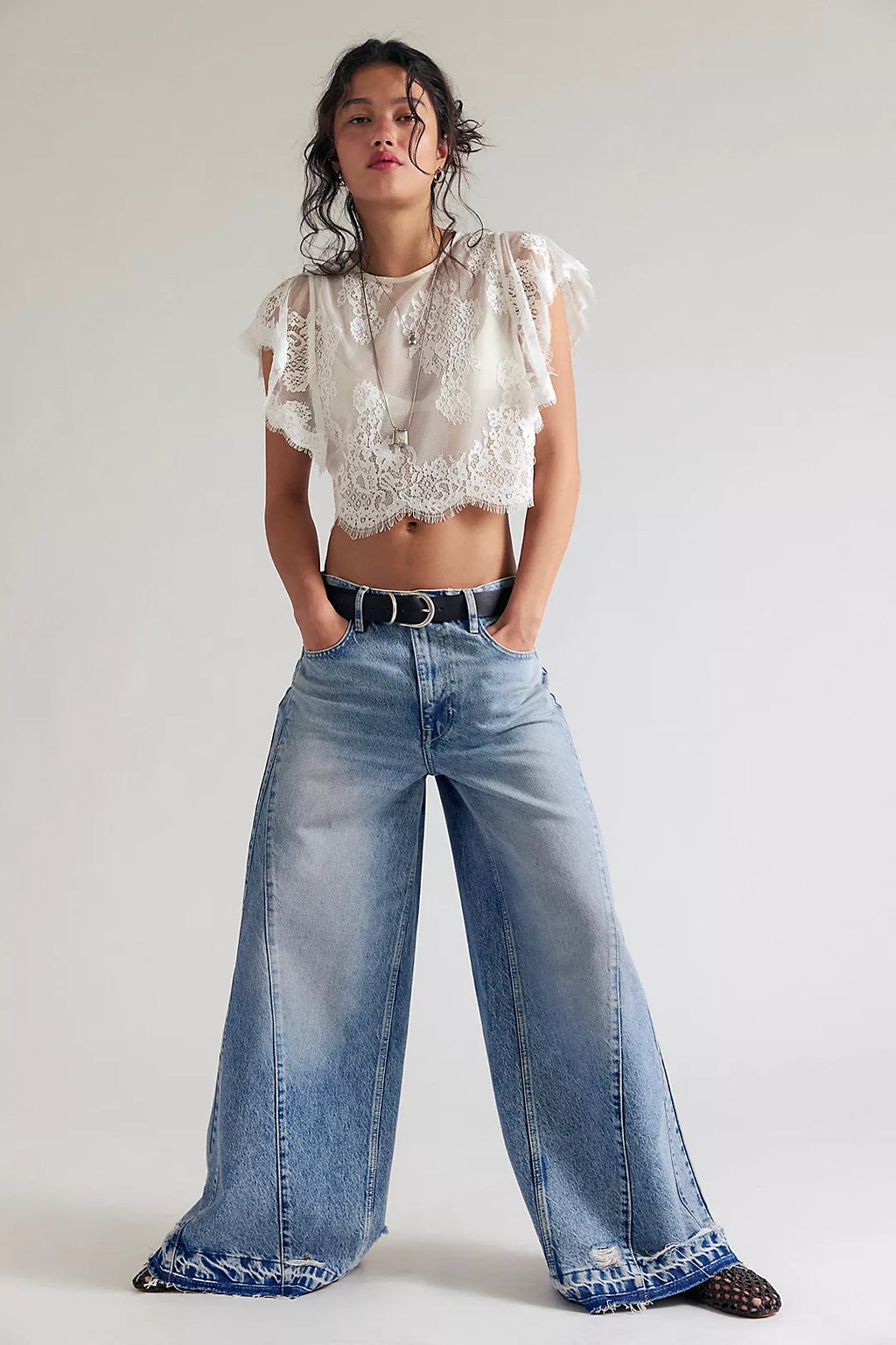 We The Free Apollo Wide Leg Denim
