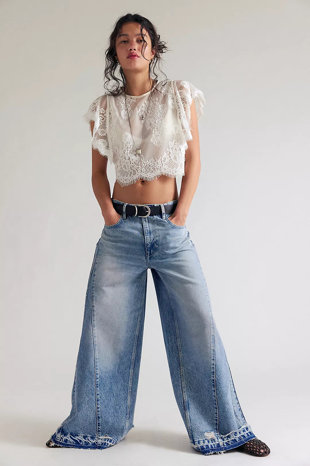 We The Free Apollo Wide Leg Denim