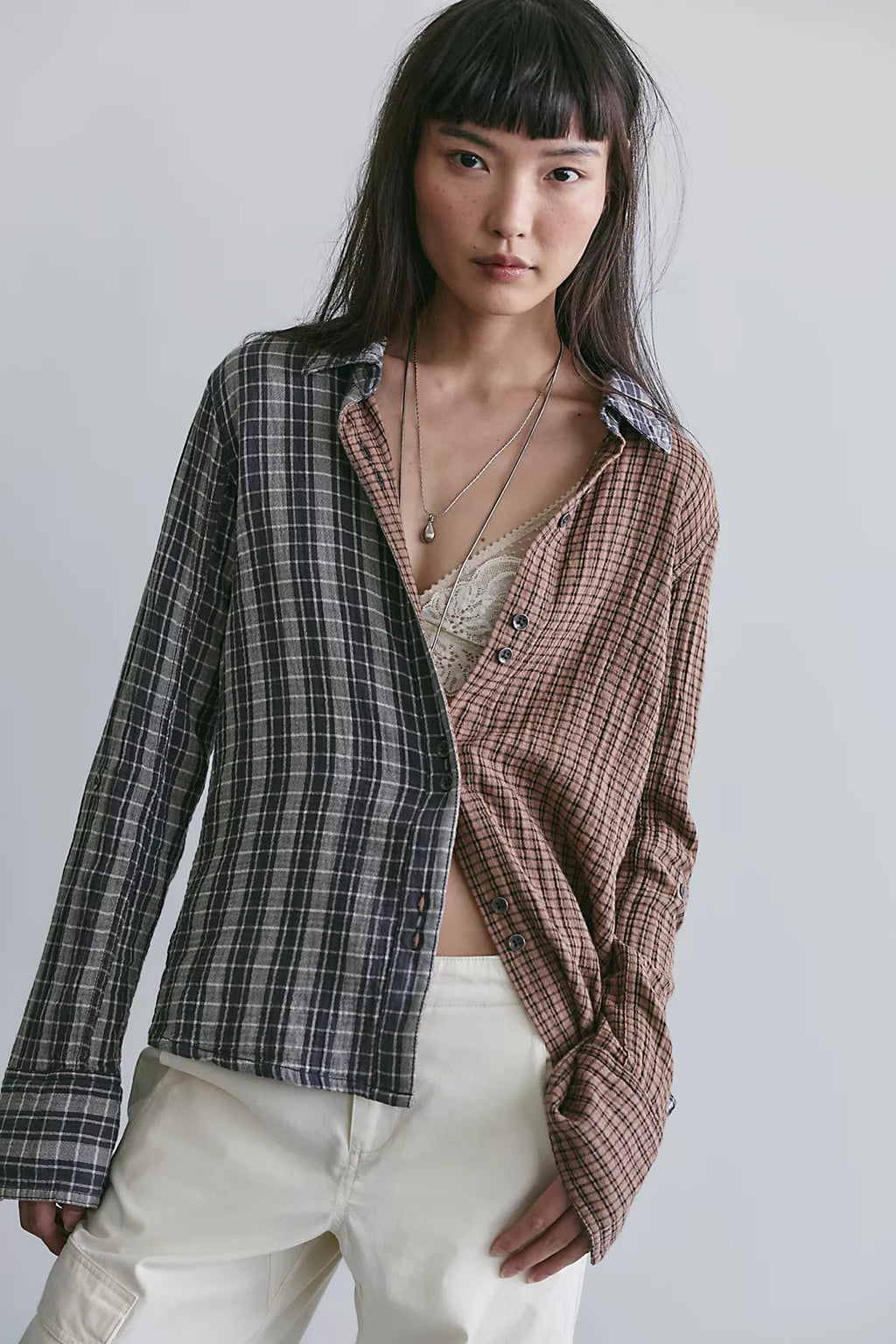 Benny Slim Plaid Button Down