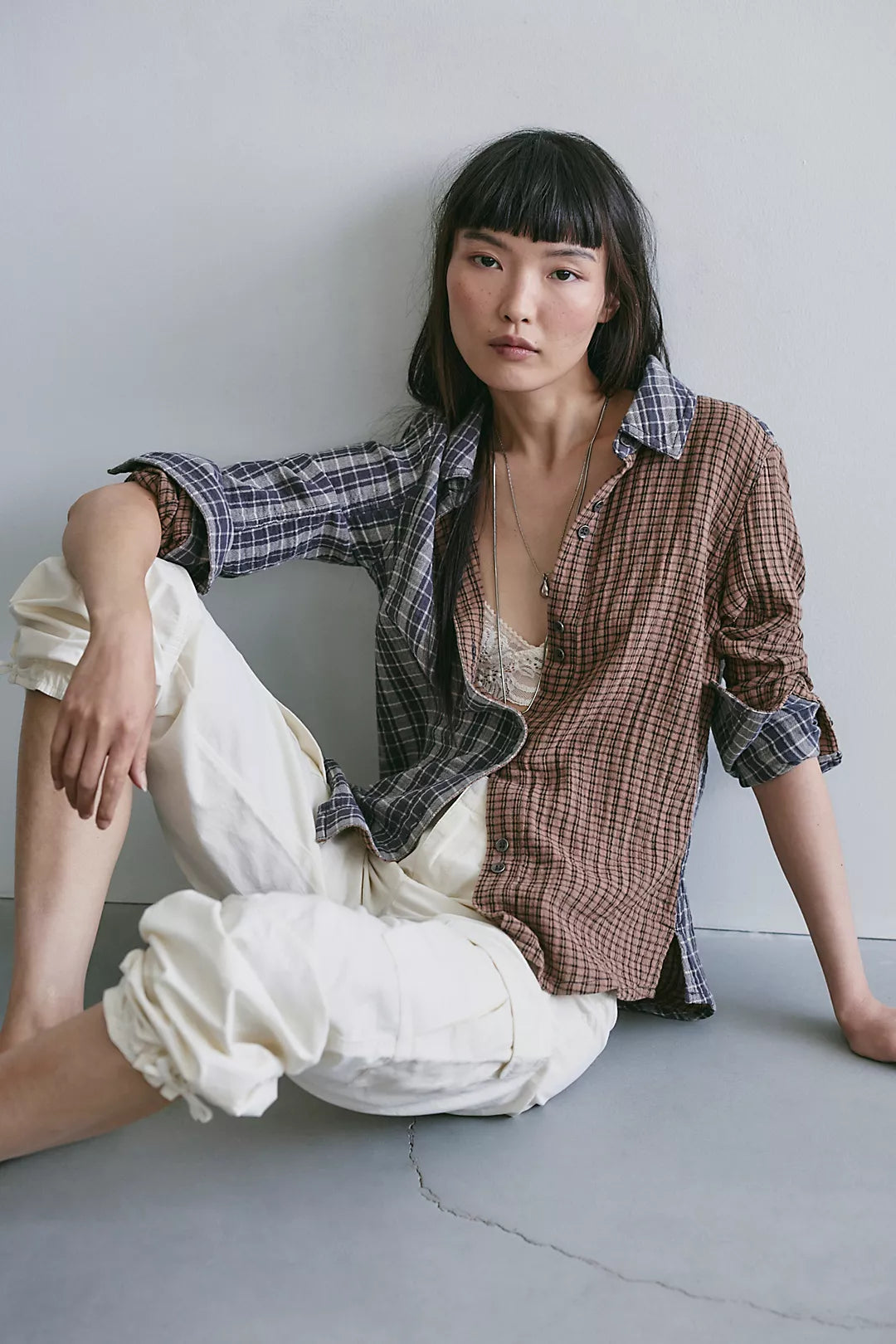 Benny Slim Plaid Button Down
