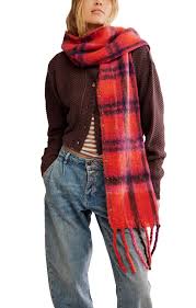 HIGHLAND PLAID SKINNY SCARF