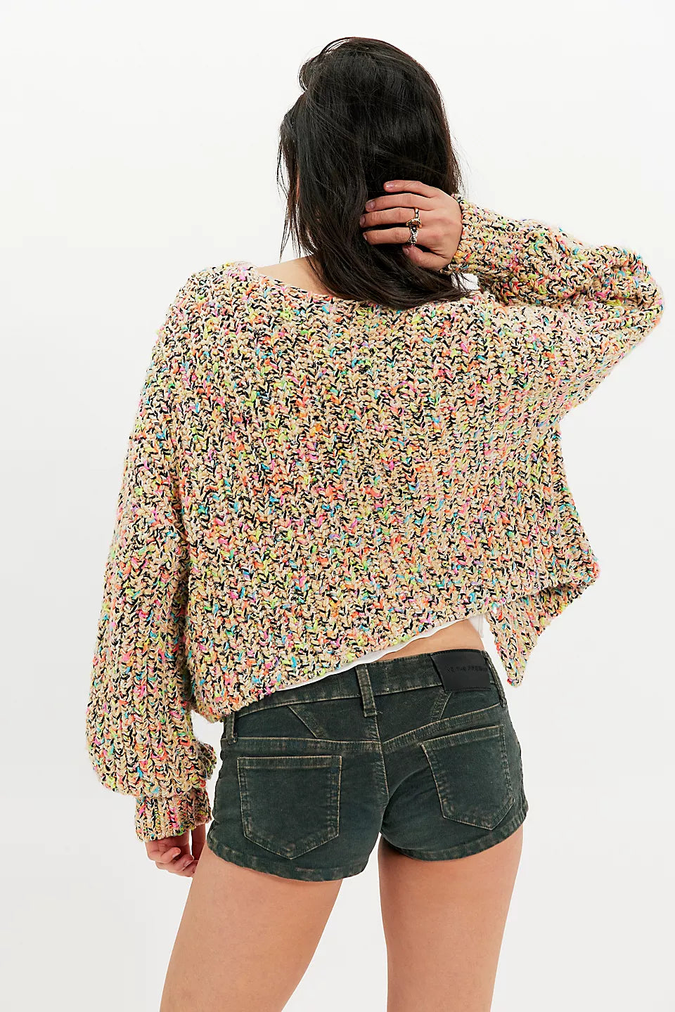 Multi-Colored Free People Flea Market Cardigan