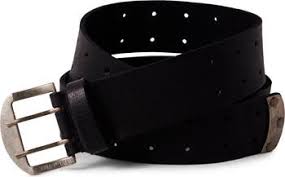 WTF DOUBLE CROSS BELT in BLACK