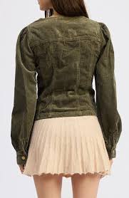 Sylvie Corduroy Top - WASHED OLIVE